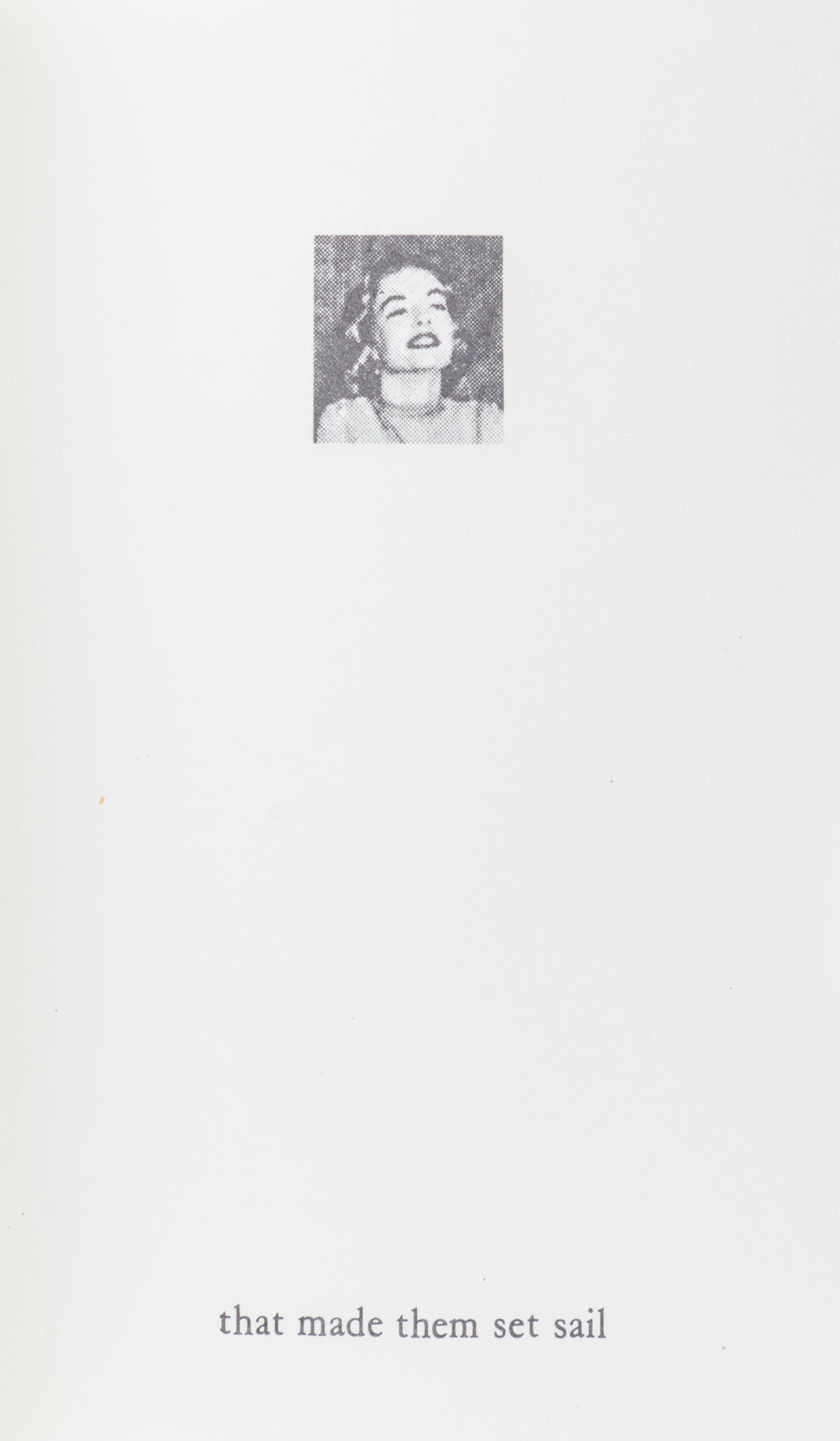ADAMSKI, HANS PETER. Two works: Nine objects that remind me of two faces [and] The Hope/Die Hoffnung. [s.l.], 1975, 1976.