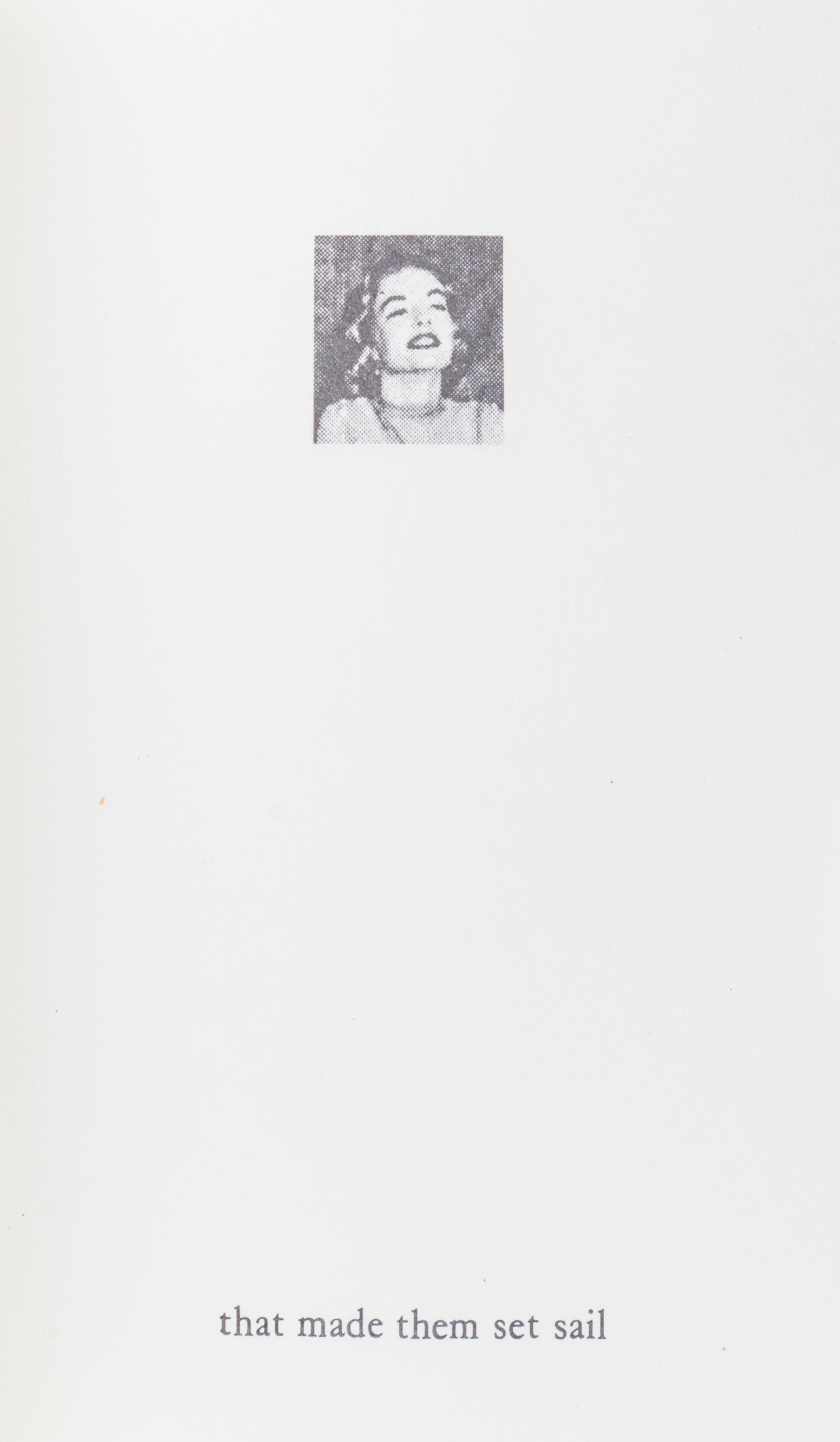 ADAMSKI, HANS PETER. Two works: Nine objects that remind me of two faces [and] The Hope/Die Hoffnung. [s.l.], 1975, 1976.