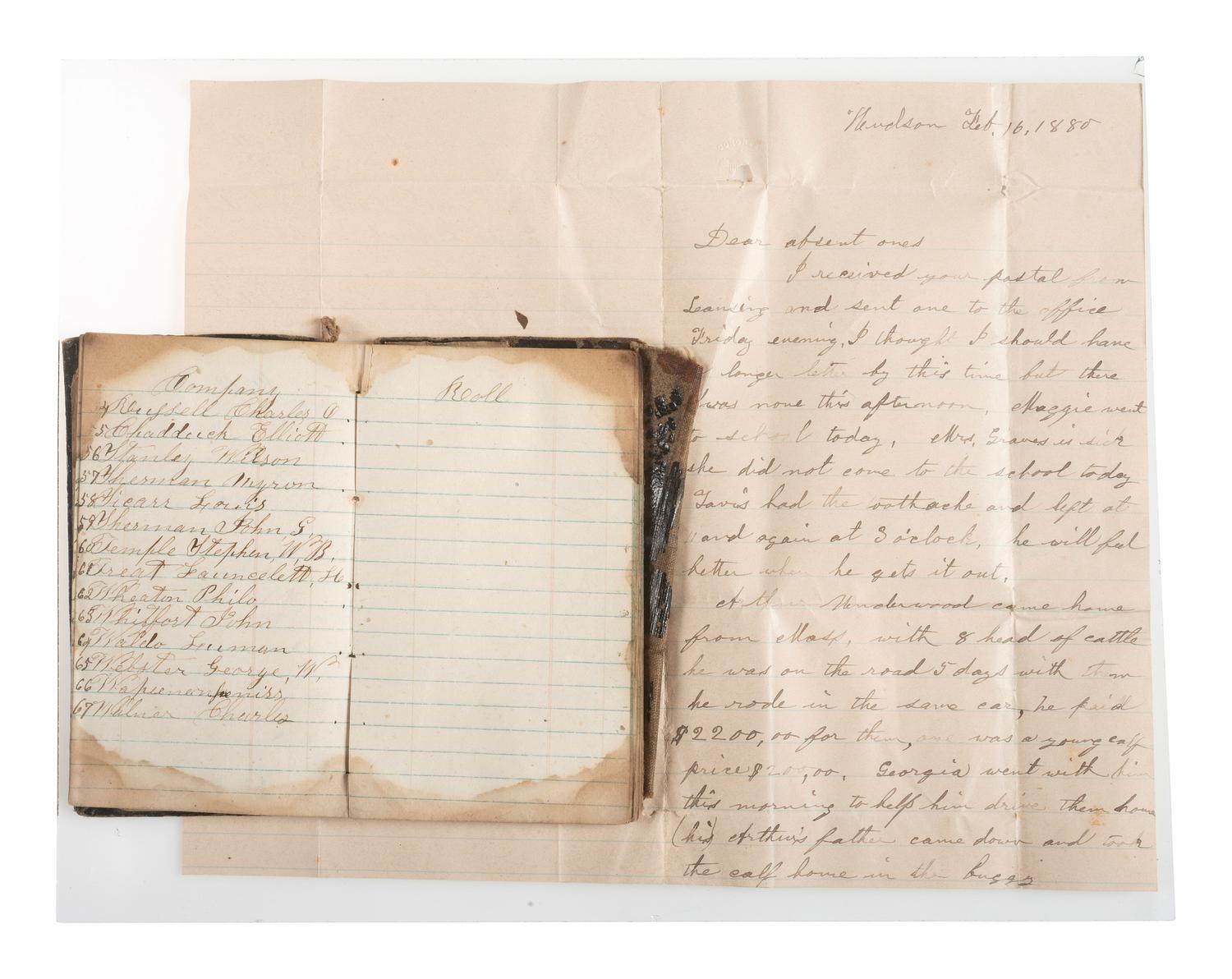 [CIVIL WAR - MICHIGAN] Corporal John P. Casler (ca 1832-1922), Company G, 23rd Michigan Infantry Regiment. Archive of items related to Casler's war service and post-war career.