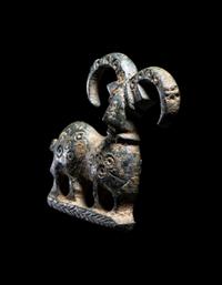 A Luristan Bronze Ibex