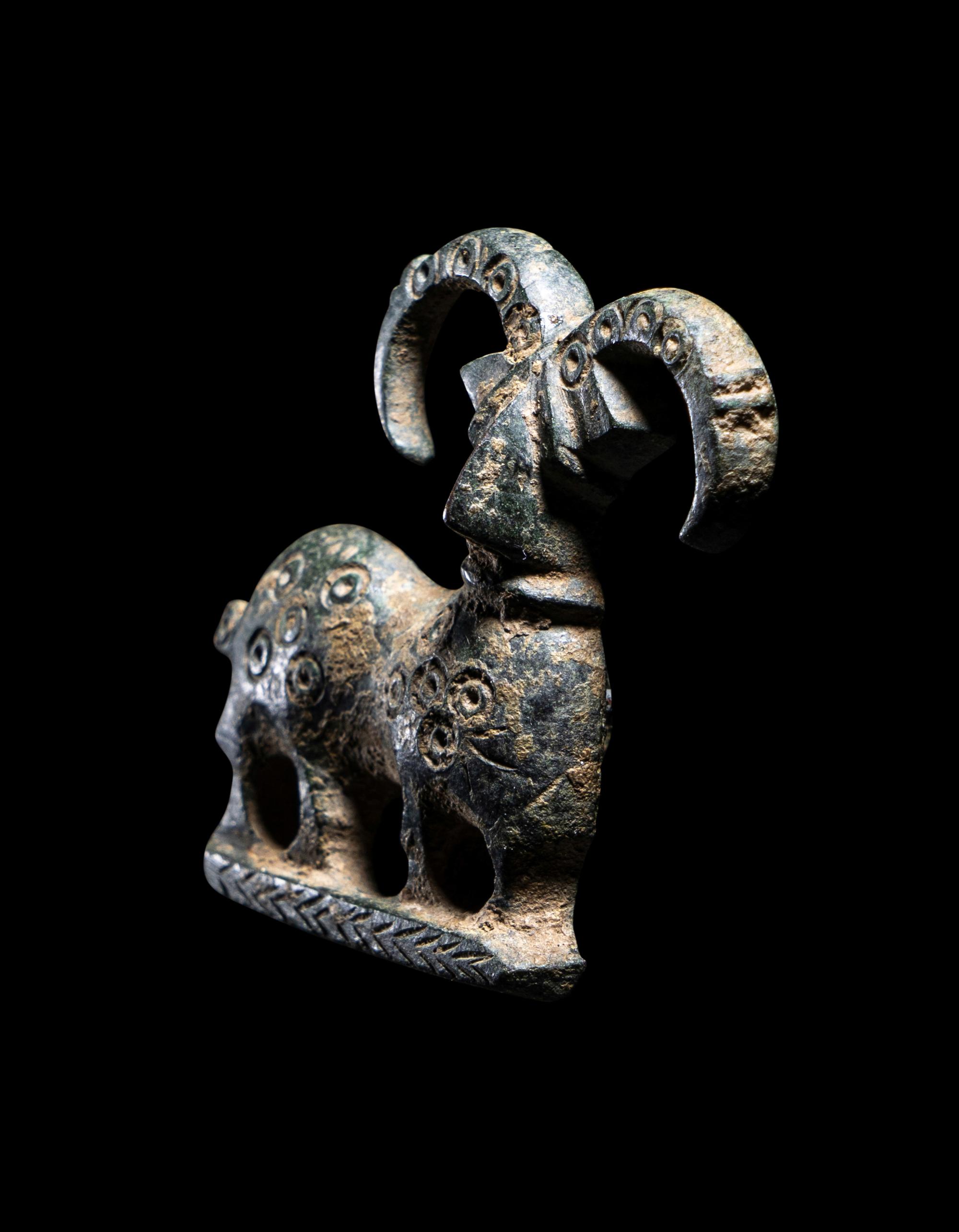 A Luristan Bronze Ibex