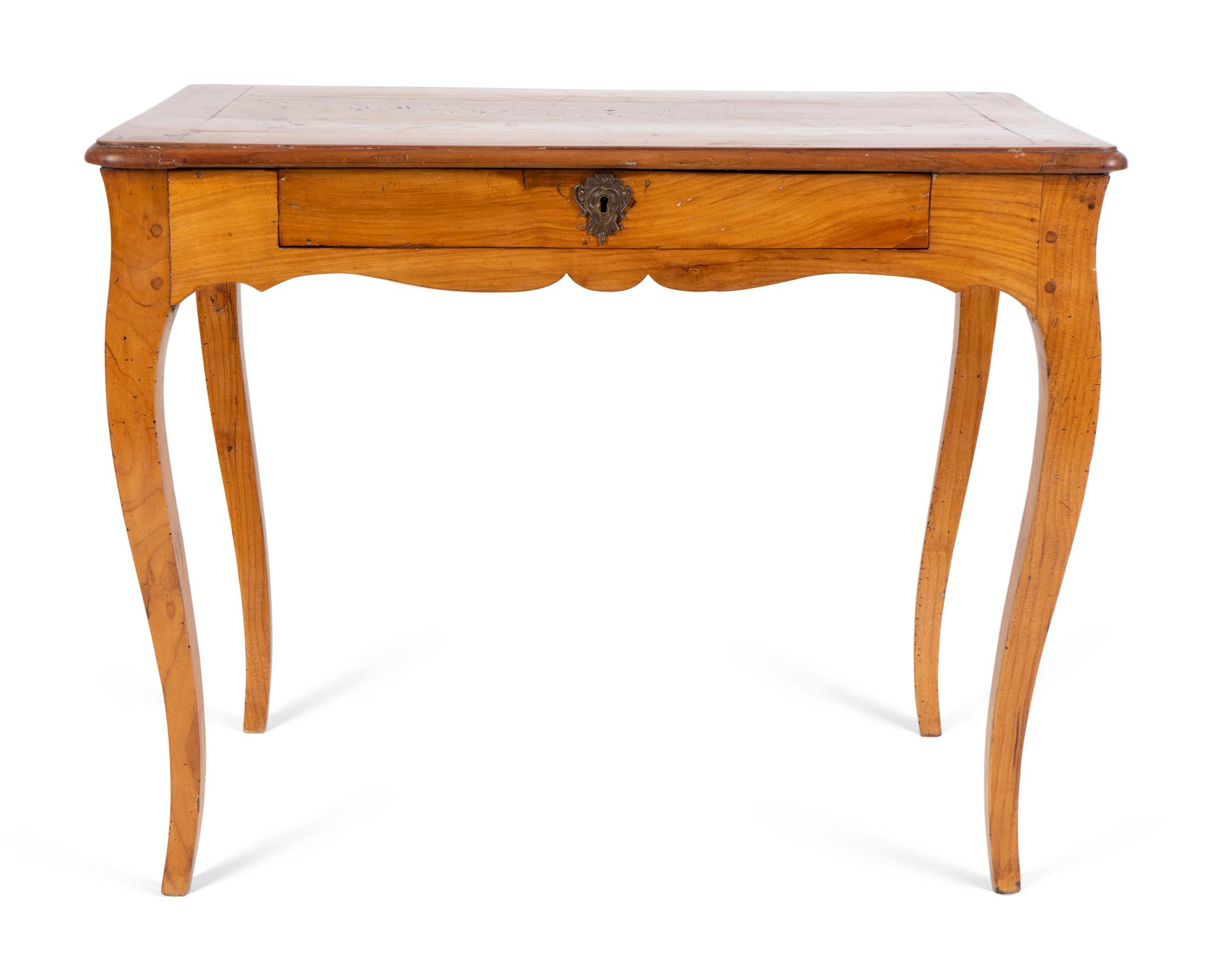 A French Provincial Cherrywood Side Table — 18TH CENTURY