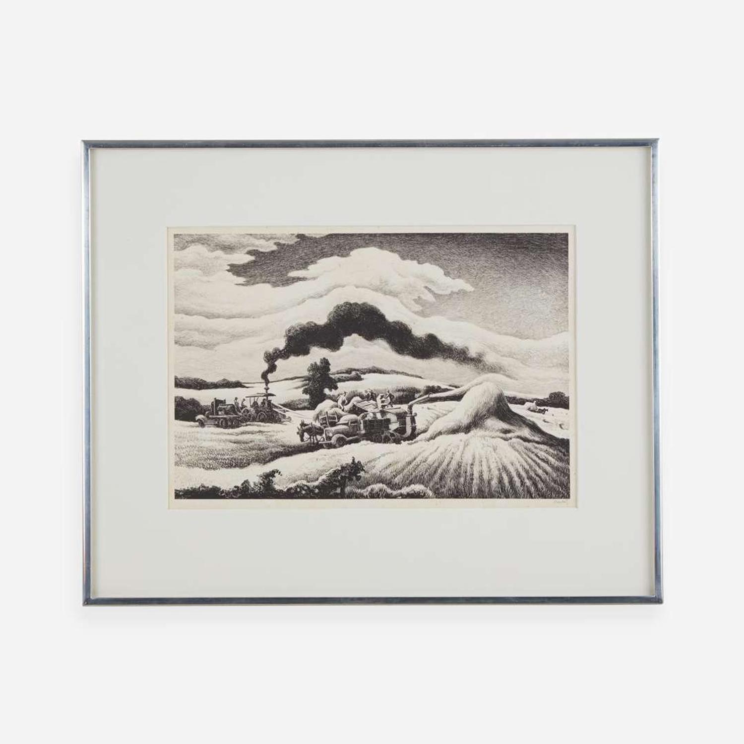 Thomas Hart Benton (American, 1889–1975) Threshing