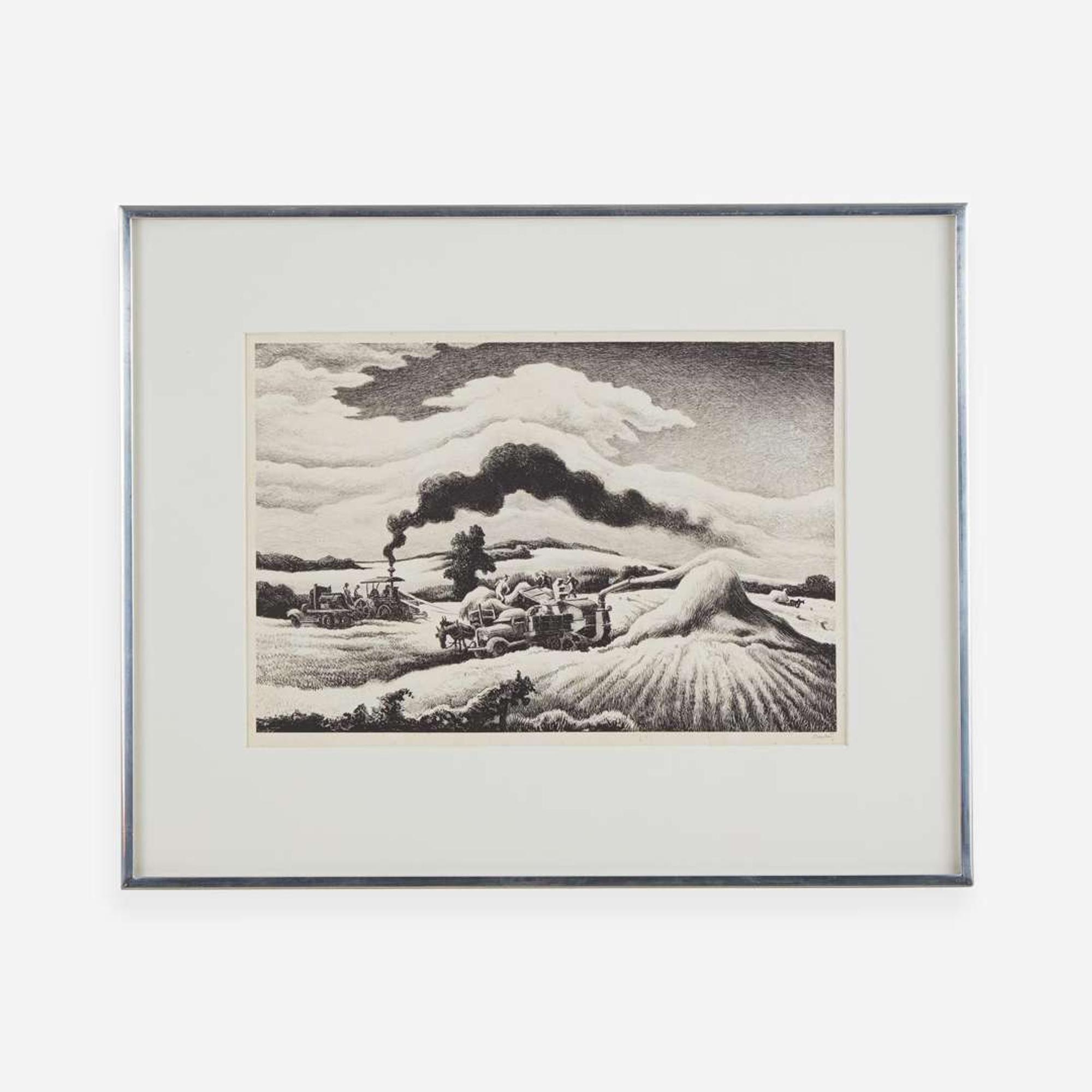 Thomas Hart Benton (American, 1889–1975) Threshing