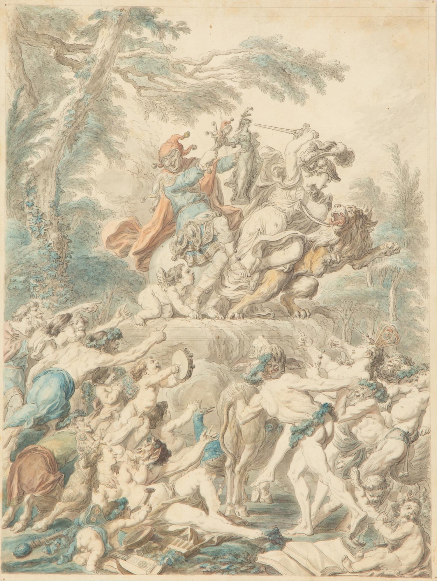 An Allegory with Bacchanalian Revelers
