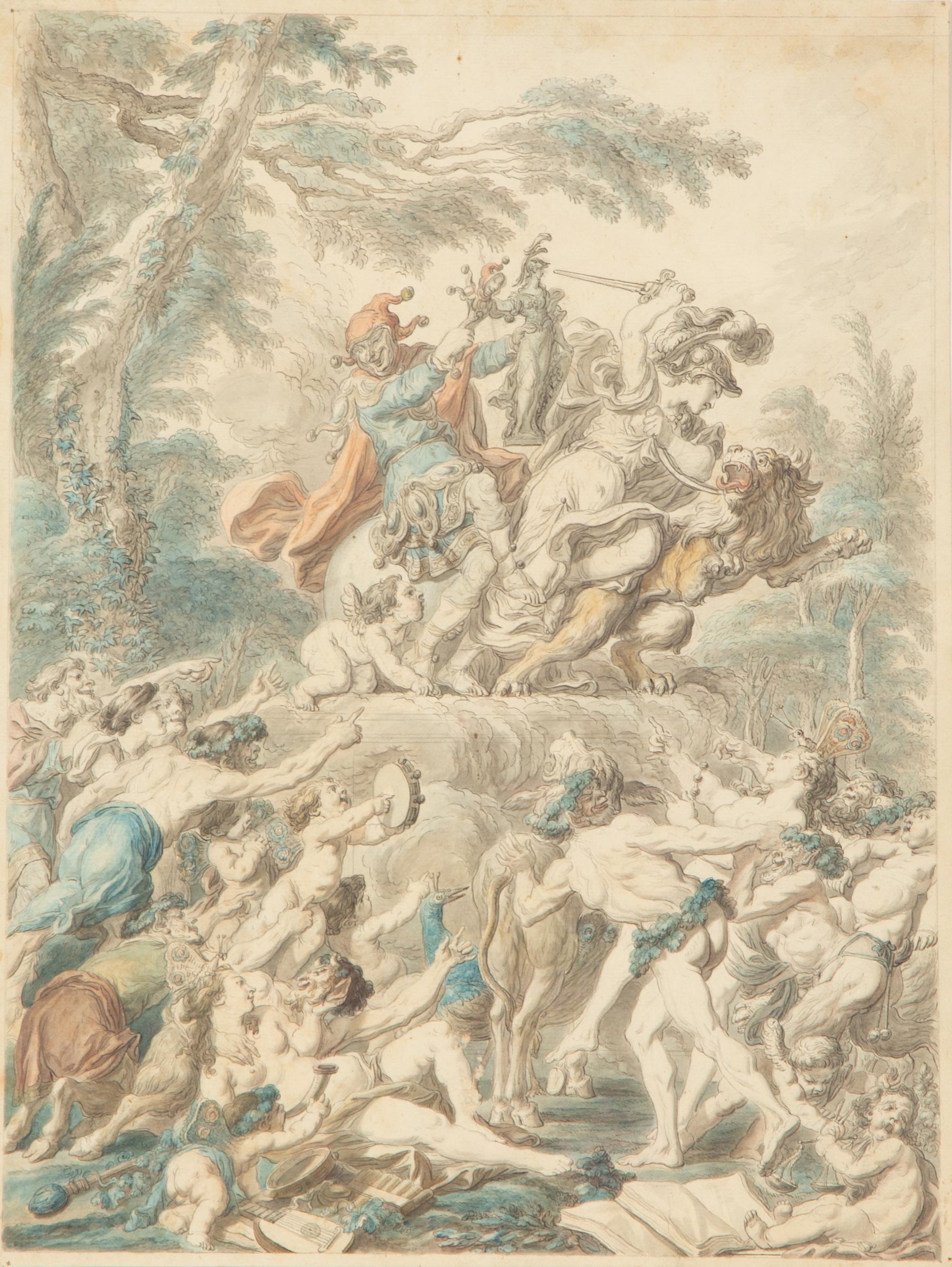 An Allegory with Bacchanalian Revelers