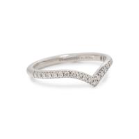 TIFFANY & CO., PLATINUM AND DIAMOND 'SOLESTE V' RING