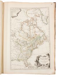JEFFERYS, Thomas (ca 1719-1771). The American Atlas. London R. Sayer and J. Bennett, 1776.