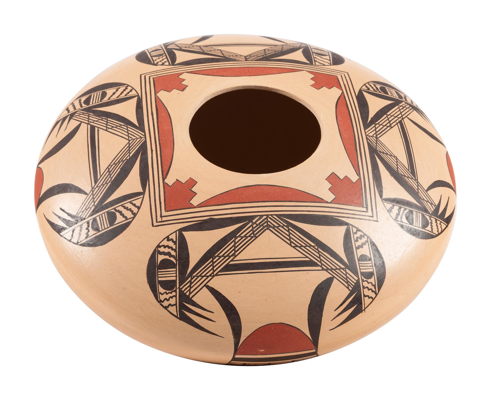 Polychrome Pottery Bowl