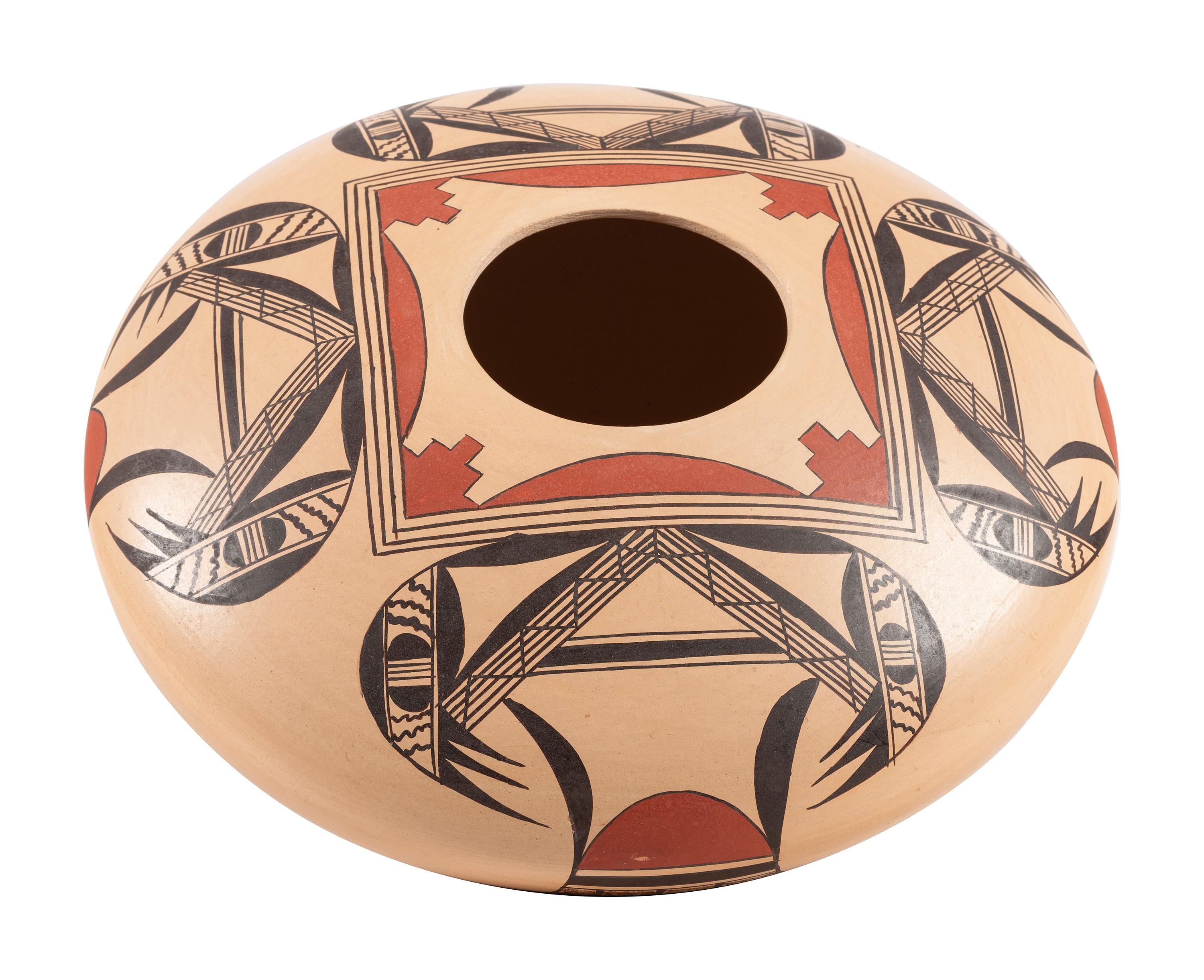 Polychrome Pottery Bowl