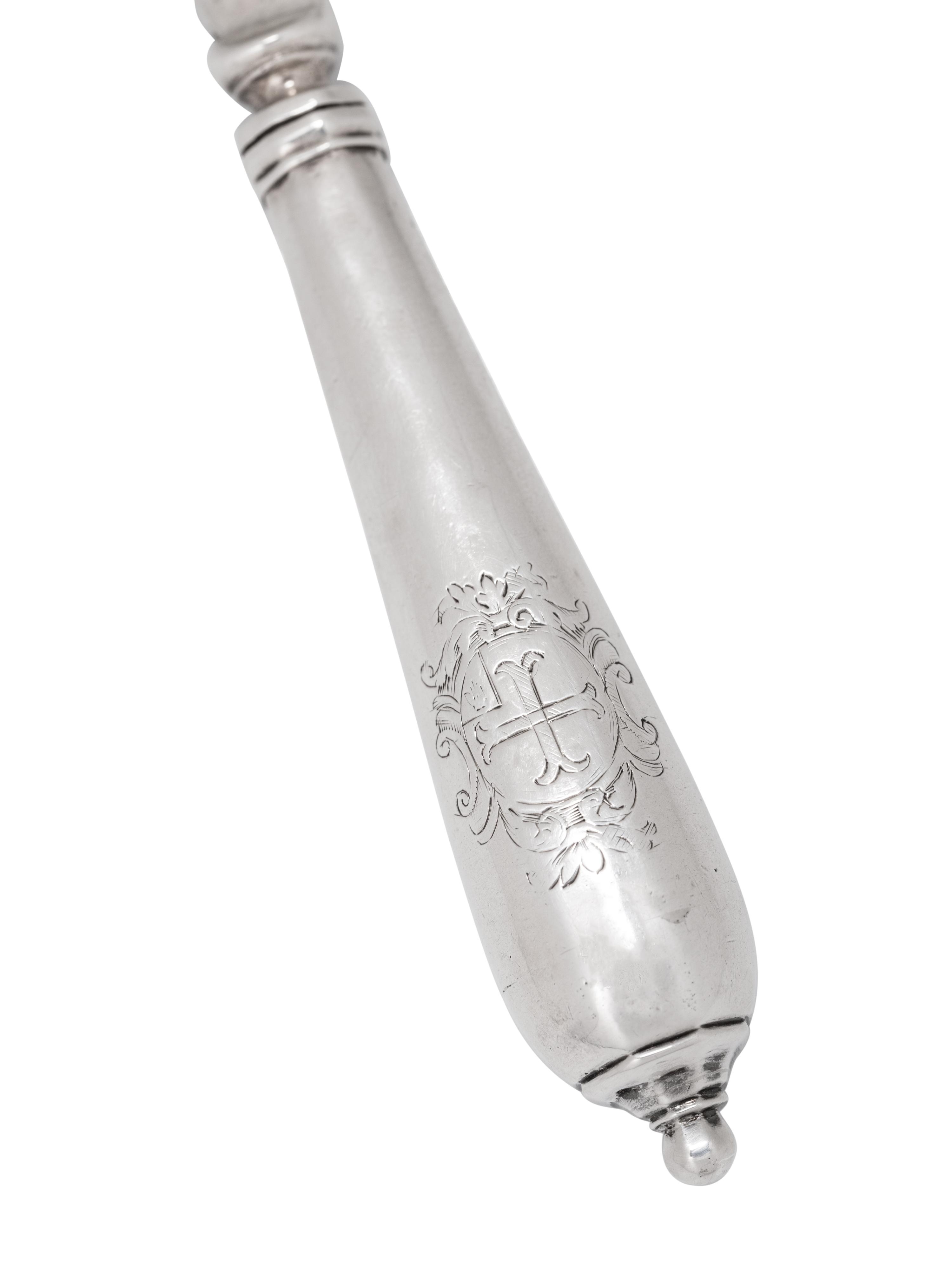 An English Silver Flatware Service