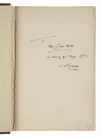 WELLS, H.G. (1866-1946). A pair of FIRST EDITIONS, BOTH INSCRIBED, comprising: