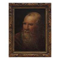 Attributed to Jacob Jordaens (Flemish, 1593-1678) — The Head of a Saint, a Study