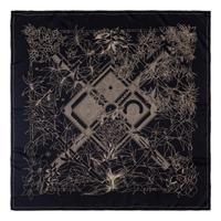 Three Hermès Scarves and One Cartier Scarf