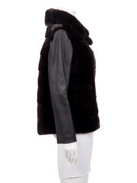 J. Mendel Mink Fur Vest with Detachable Sleeves