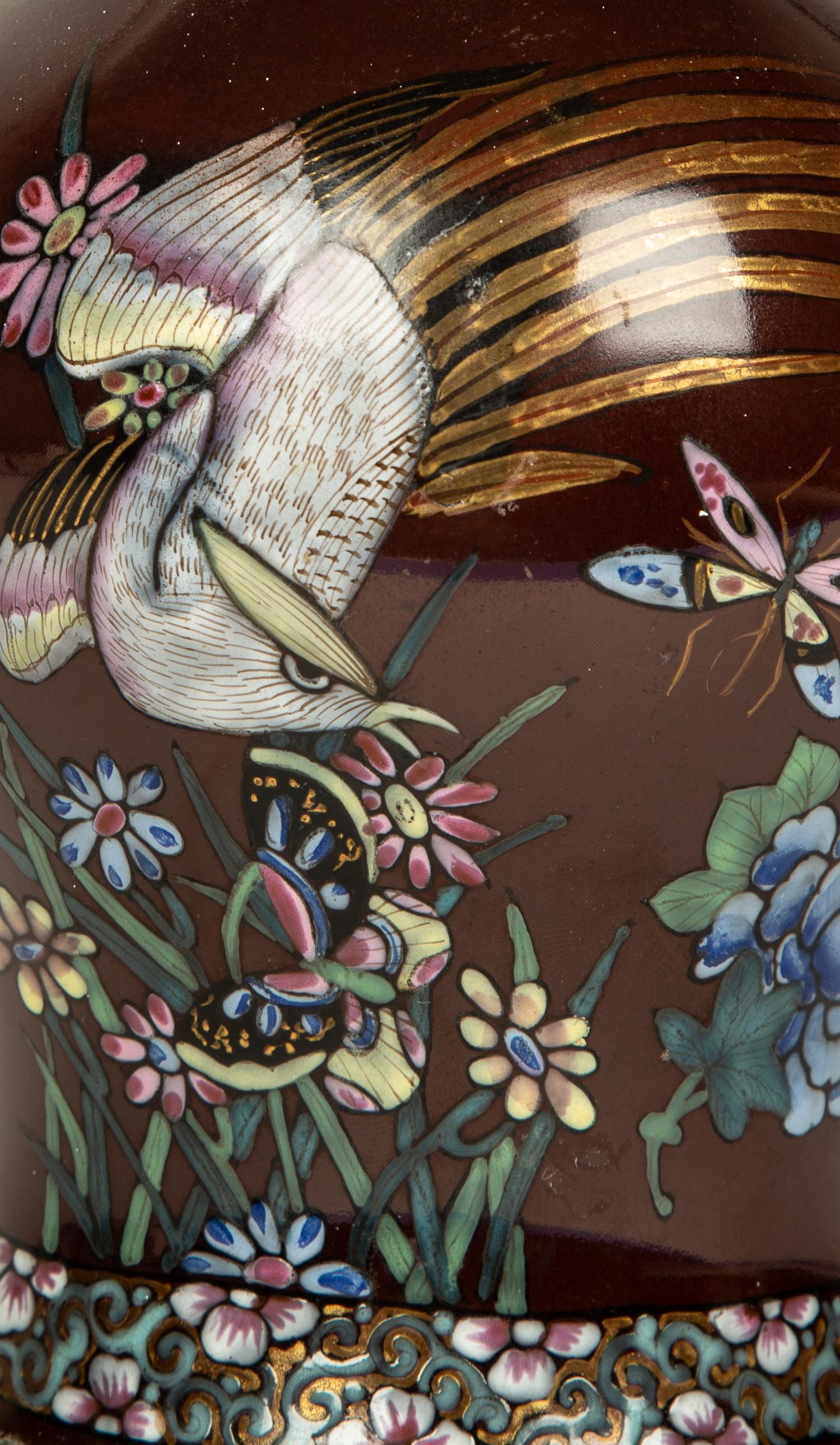 A French Gilt Bronze Mounted Porcelain Vase Fitted as a Lamp