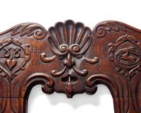 A Group of Seven English and Continental Renaissance / Baroque Carved Oak and Walnut Architectural Fragments