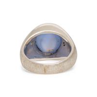 STAR SAPPHIRE AND DIAMOND RING