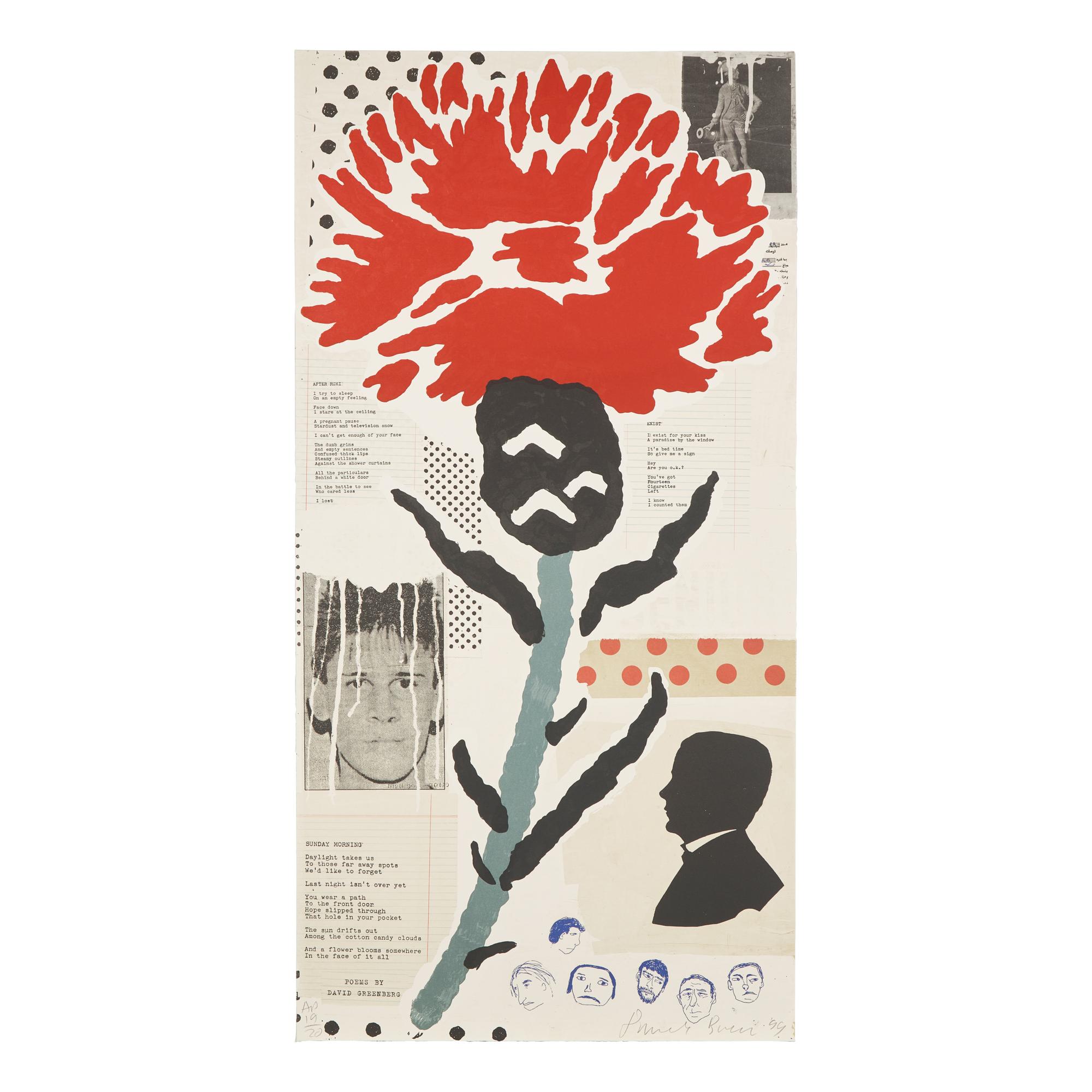 Donald Baechler (American, 1956-2022) — Thistle , 1999