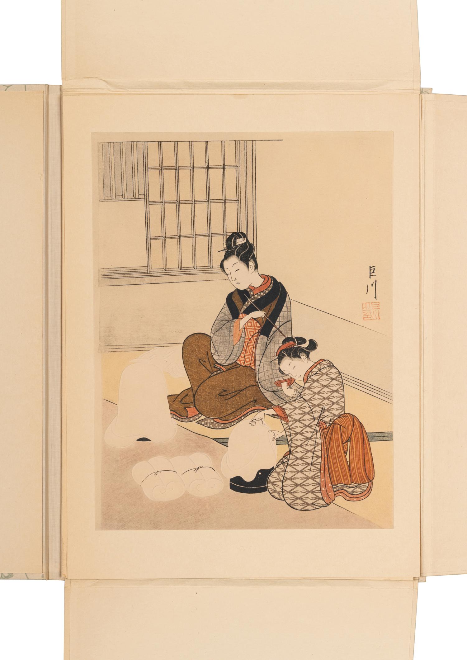 [JAPANESE ART: PRIVATE COLLECTION] A group of 3 works in 4 volumes.