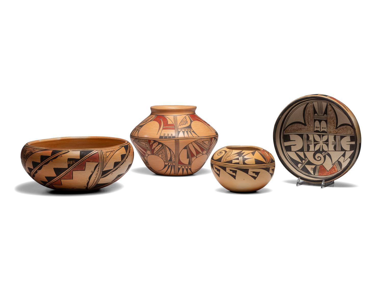 Collection of Hopi Pottery