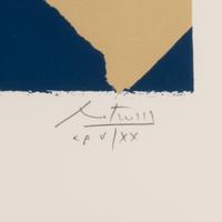 Robert Motherwell (American, 1915-1991) — America La-France Variations VIII , 1984