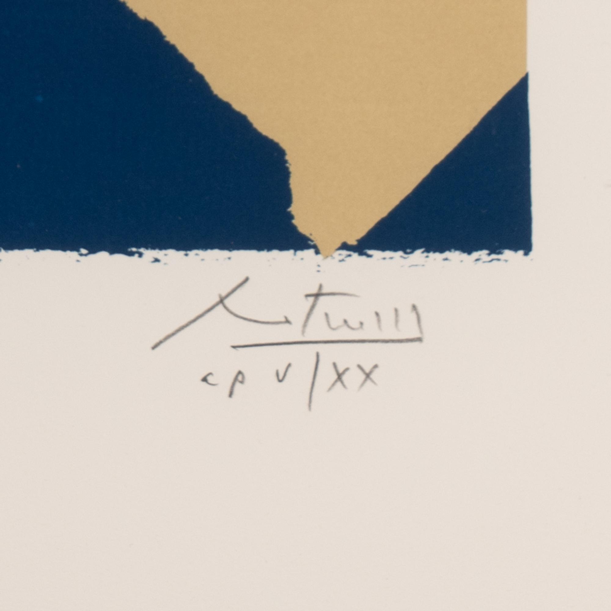 Robert Motherwell (American, 1915-1991) — America La-France Variations VIII , 1984