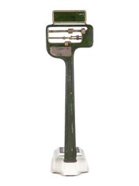 A 'Peerless' Cast Iron and Porcelain Penny Beam Scale