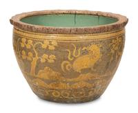 A Monumental Chinese Ceramic Egg Pot
