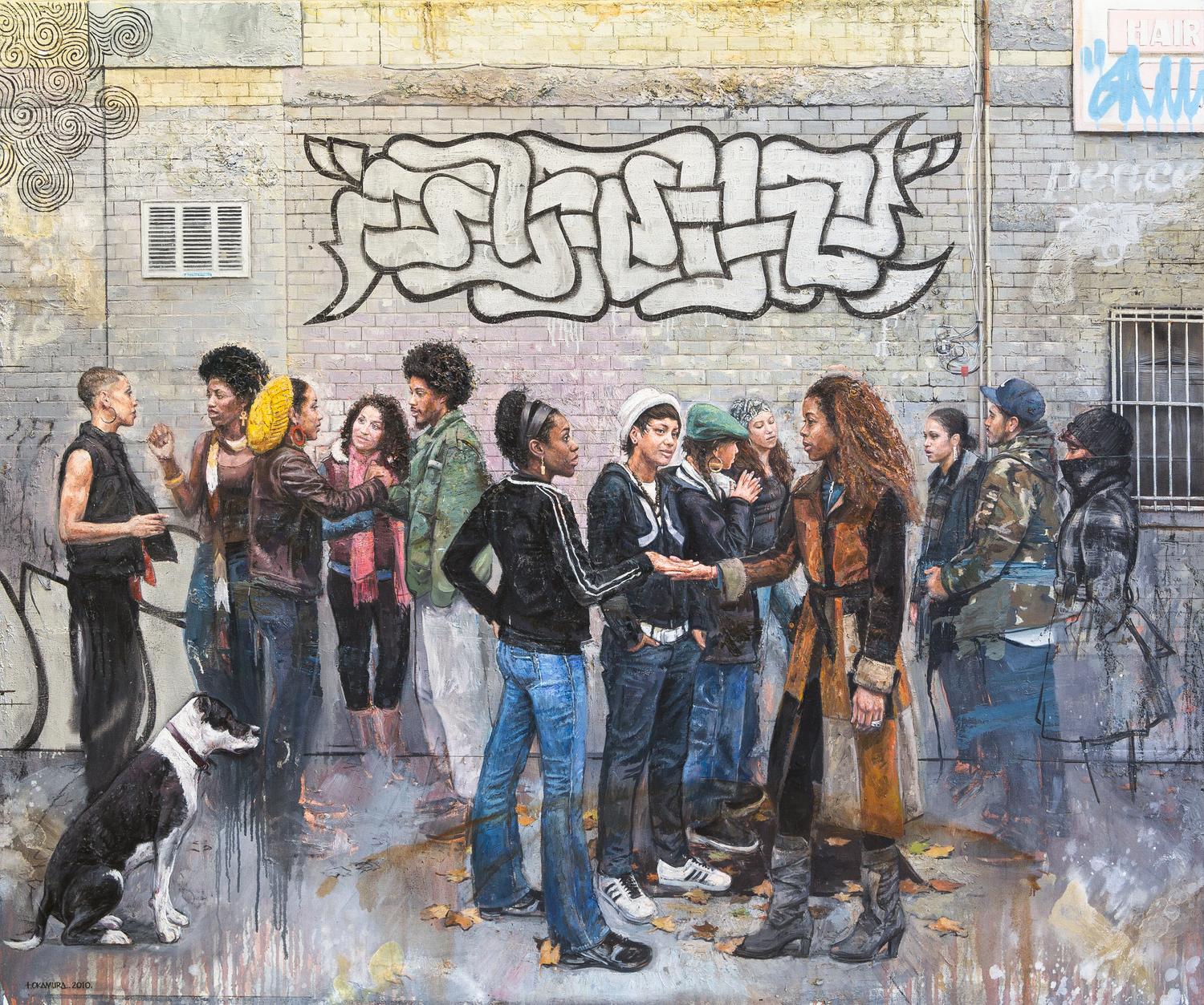 Tim Okamura, (Canadian, b. 1968), The Conversation, 2010