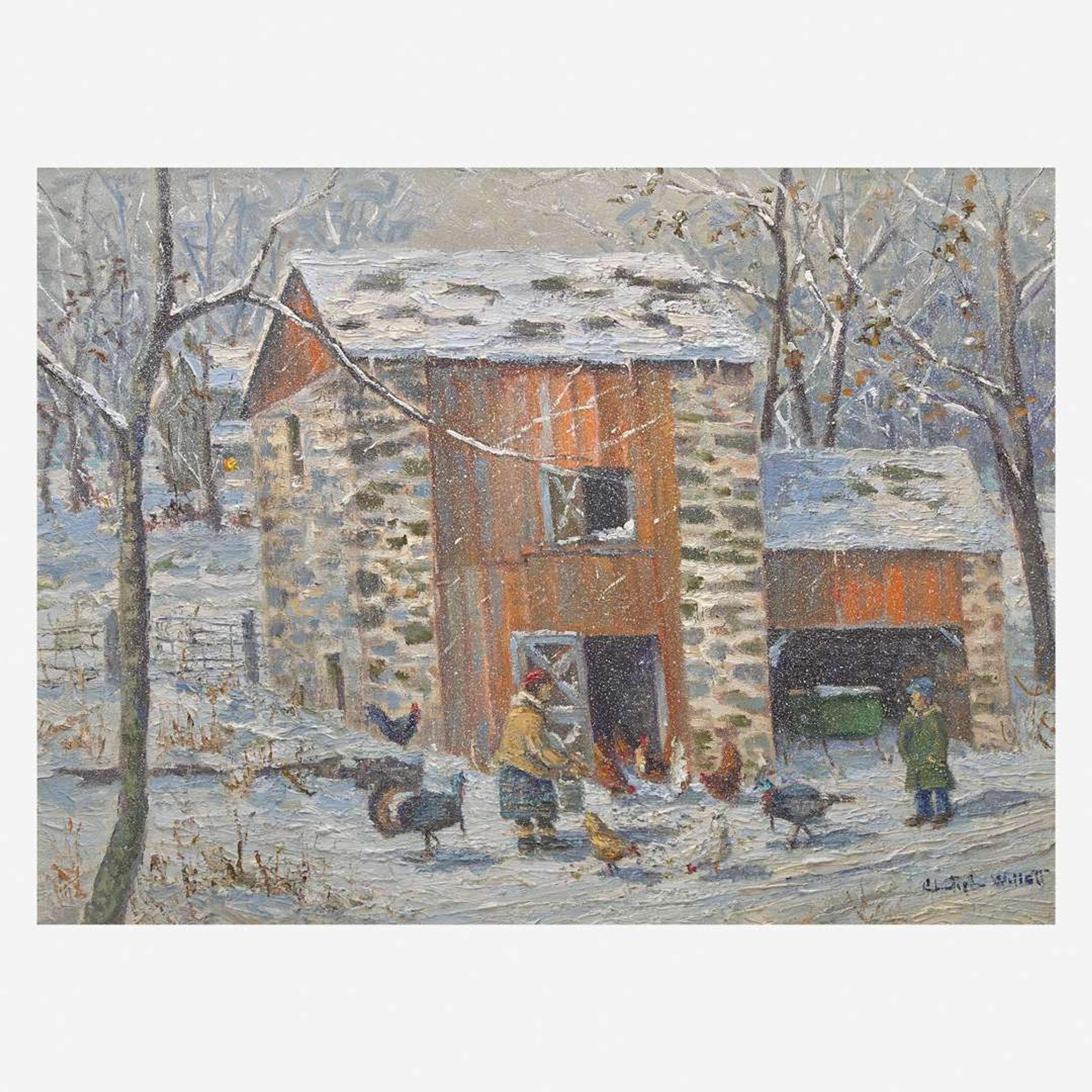 Christopher Willett (American, B. 1959) Spring Valley Mill Barn