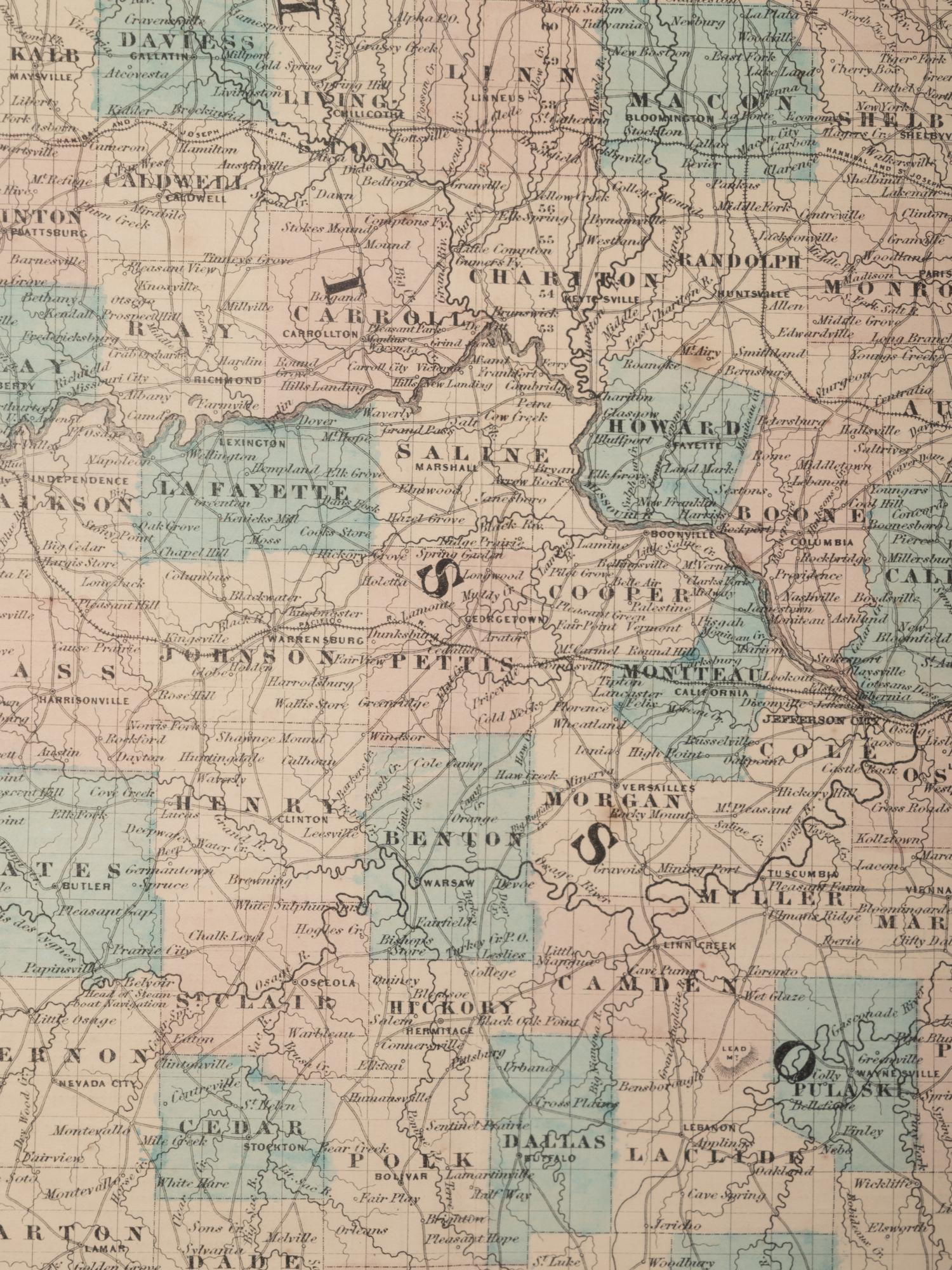 A Group of Five Maps of the Midwest