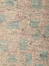 A Group of Five Maps of the Midwest