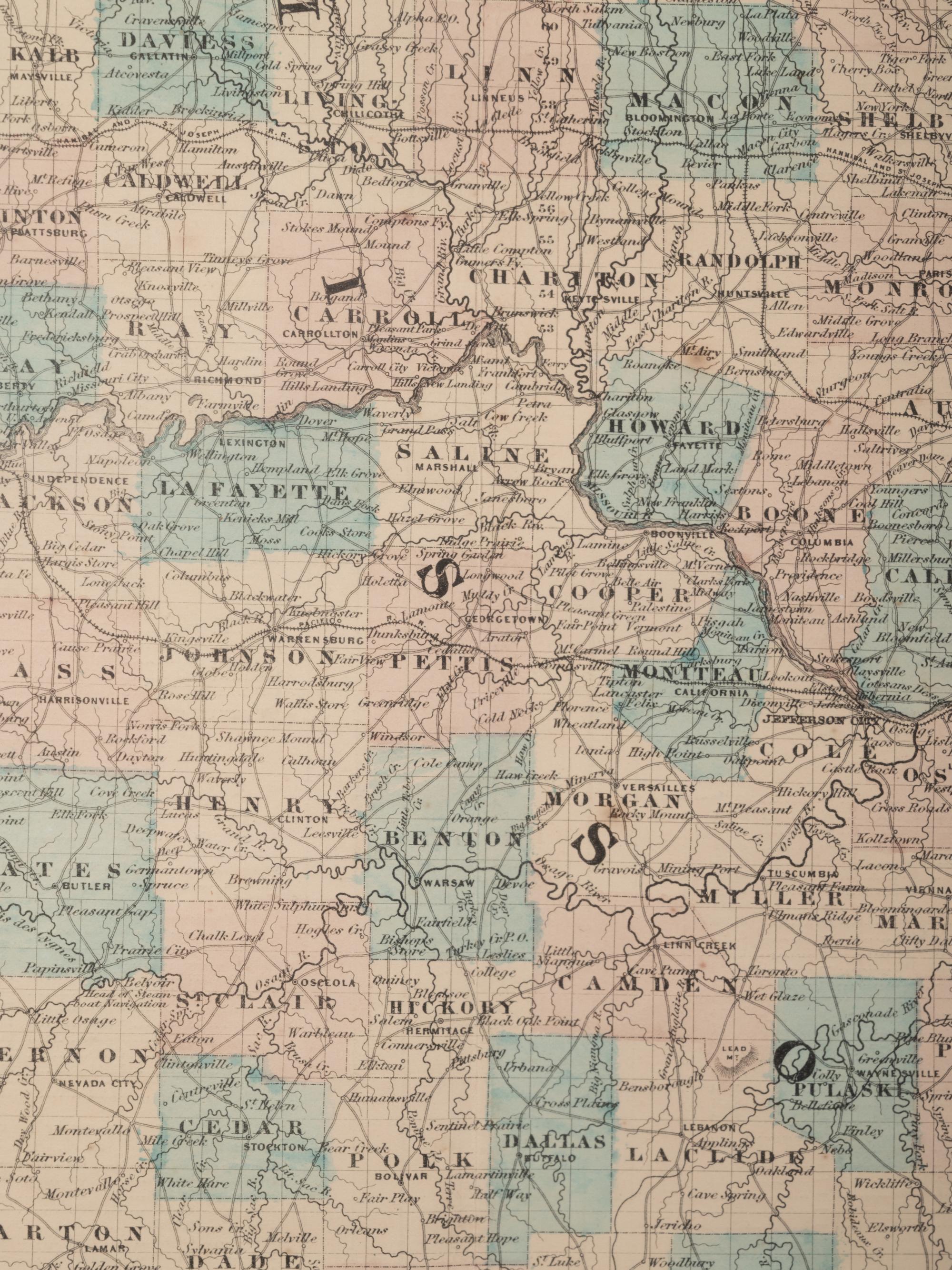A Group of Five Maps of the Midwest