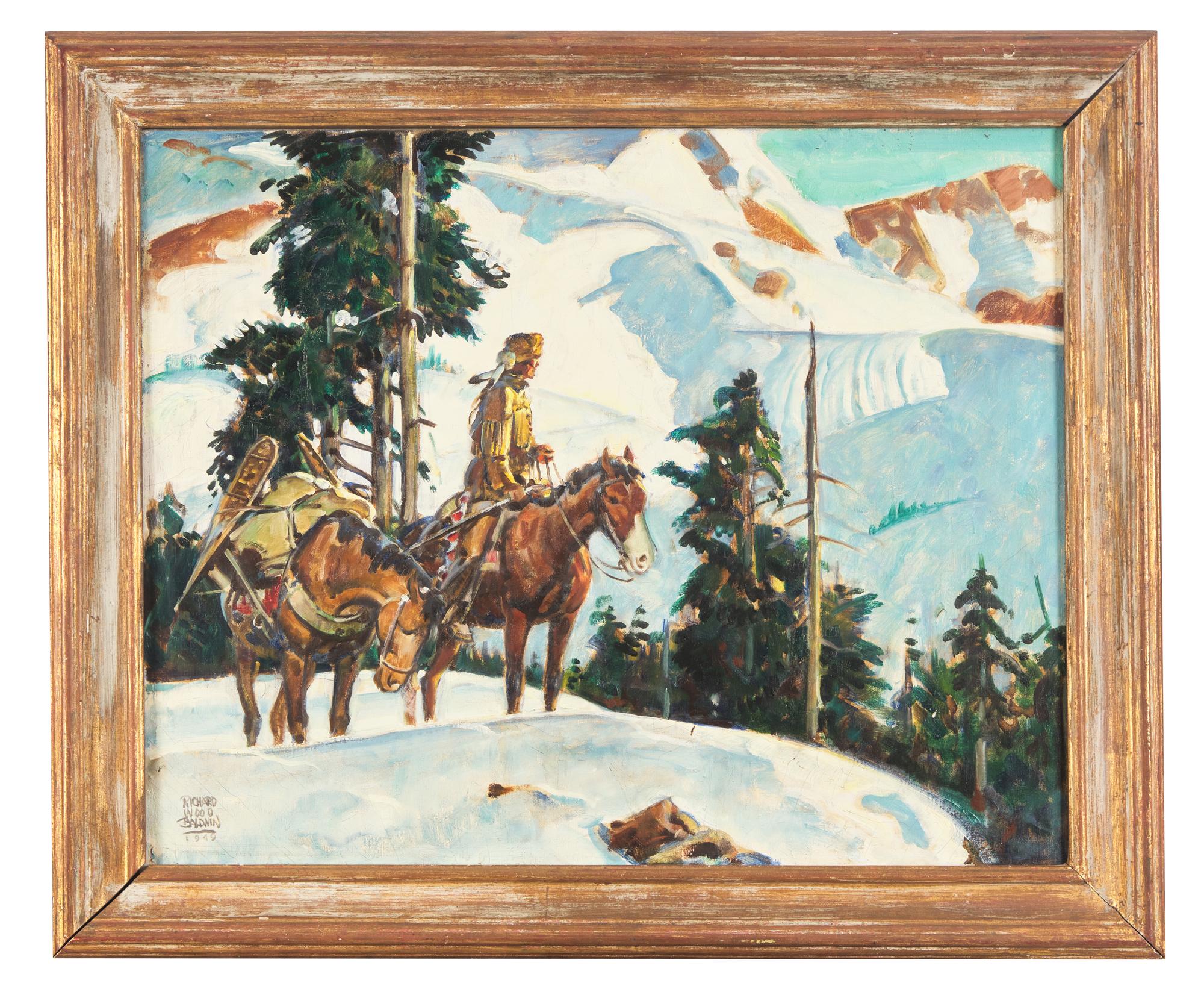 Western Snow Scene , 1949