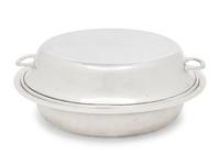 An American Silver Divided Entree Dish and Cover