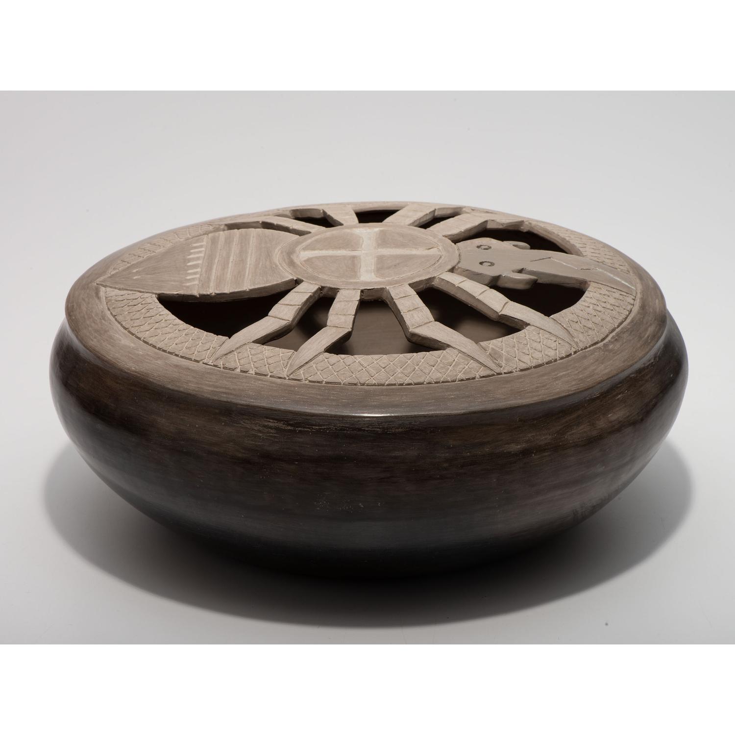Pottery Bowl, with Spider