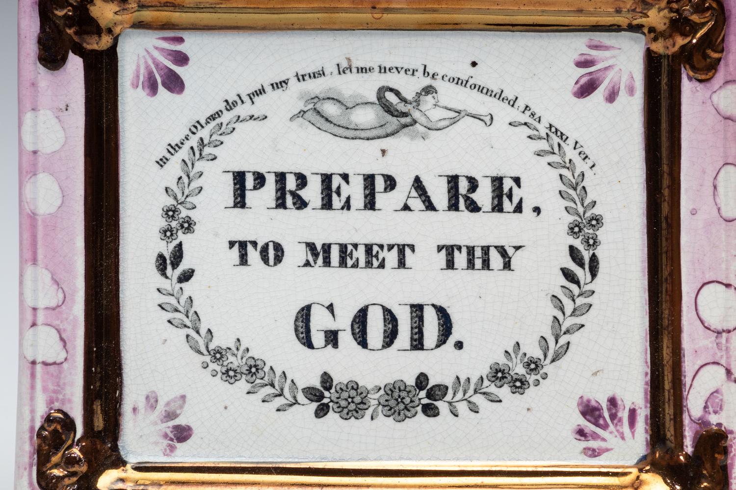 Three Sunderland Luster Religious Plaques