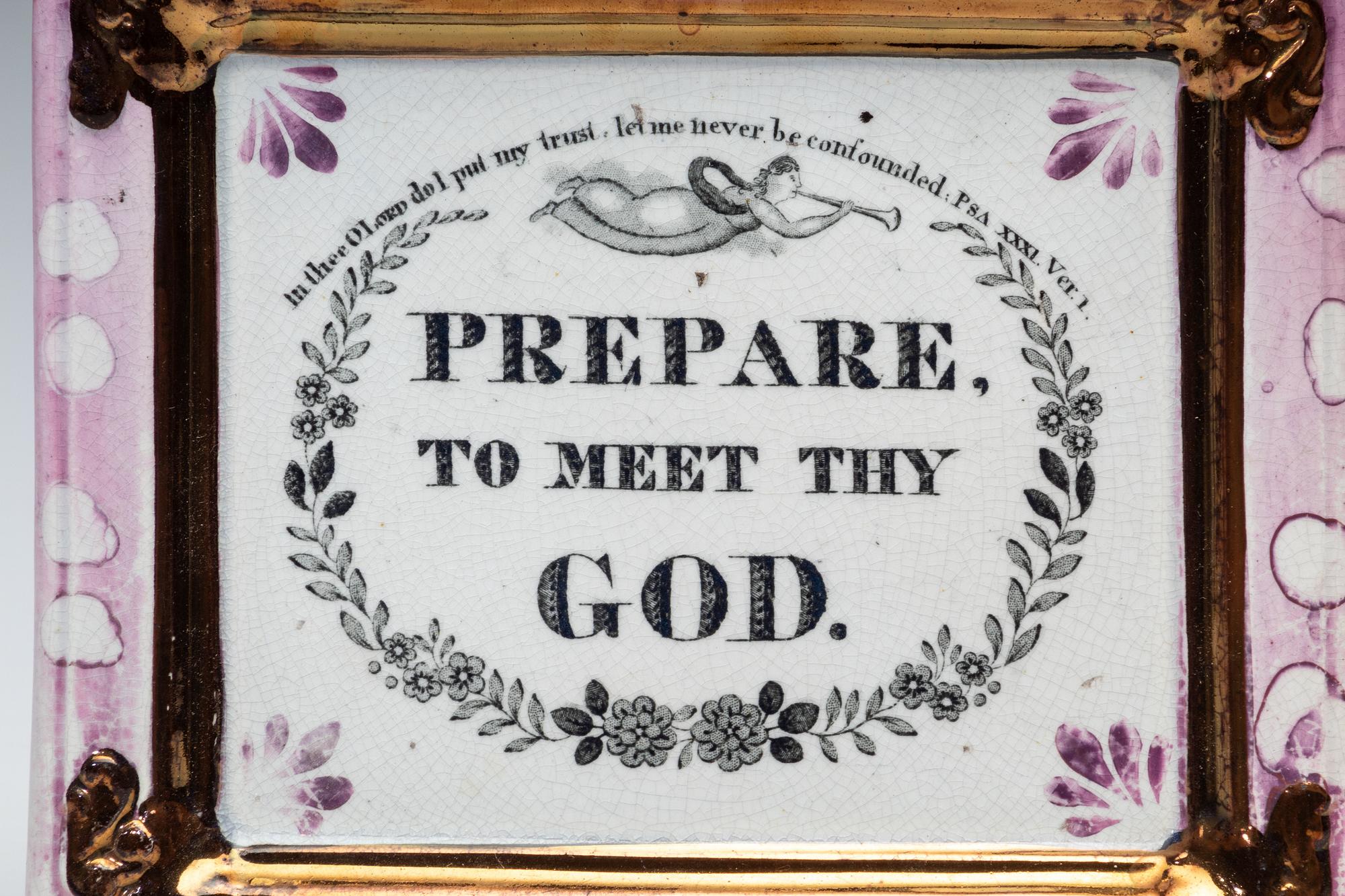 Three Sunderland Luster Religious Plaques