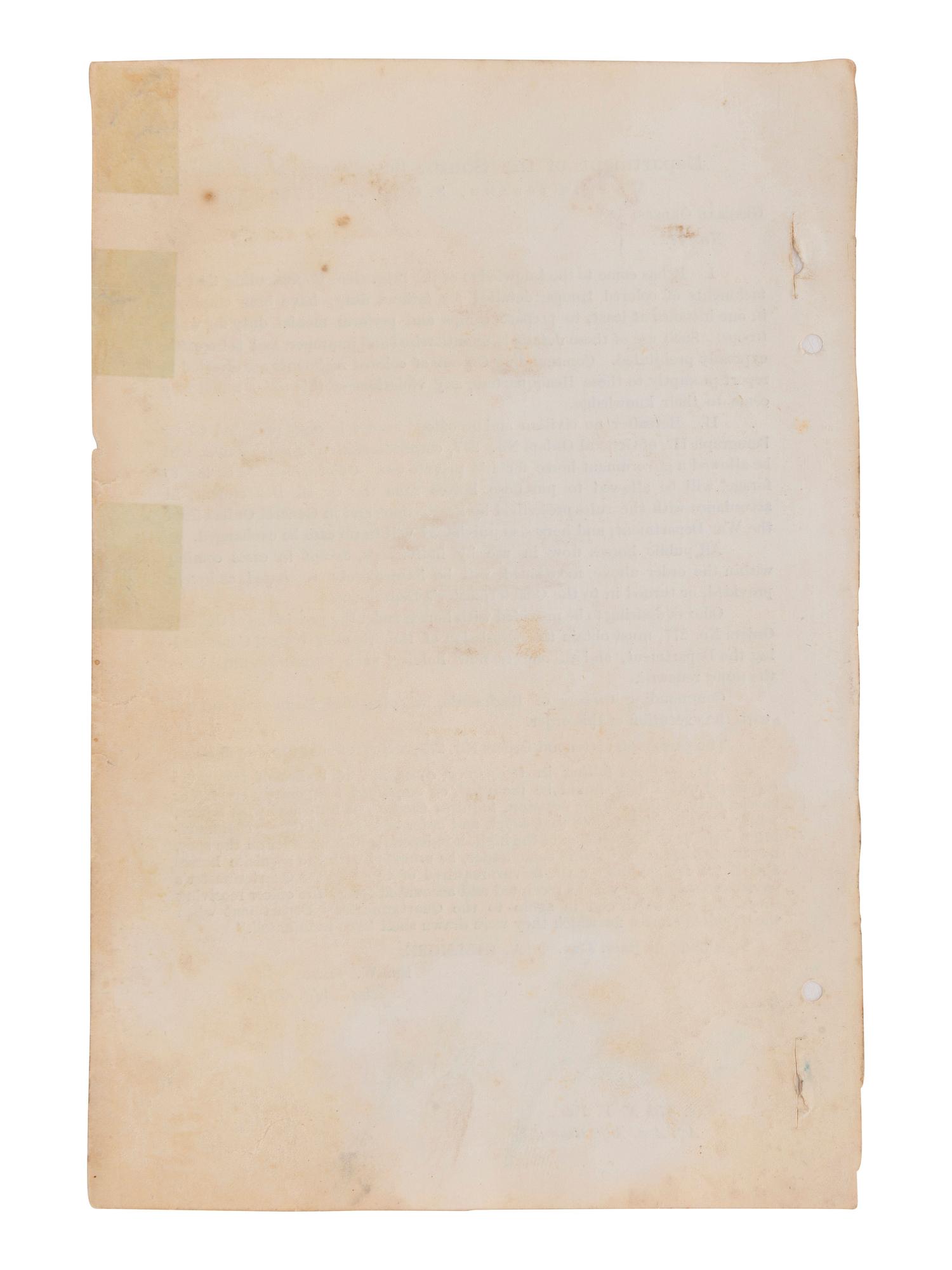 [CIVIL WAR]. Gen. Orders, No.77, Dept. of the South, prohibiting improper use of US Colored Troops.