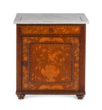 A Continental Parquetry End Table
