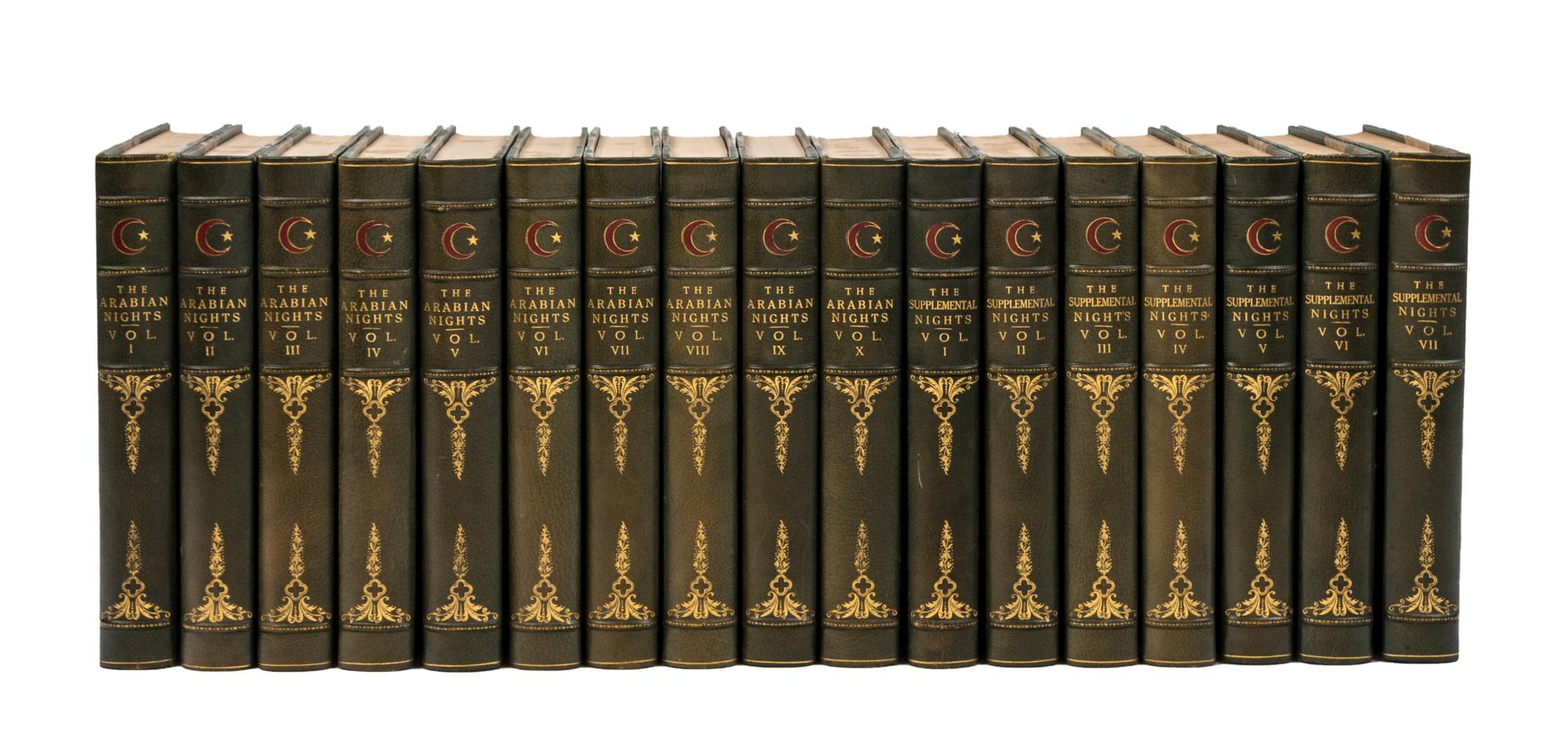[ARABIAN NIGHTS]. The Book of the Thousand Nights and a Night. - Supplemental Nights. Translated by Sir Richard F. Burton. N.p.: Privately printed by the Burton Clubn n.d. [but 20th-century].