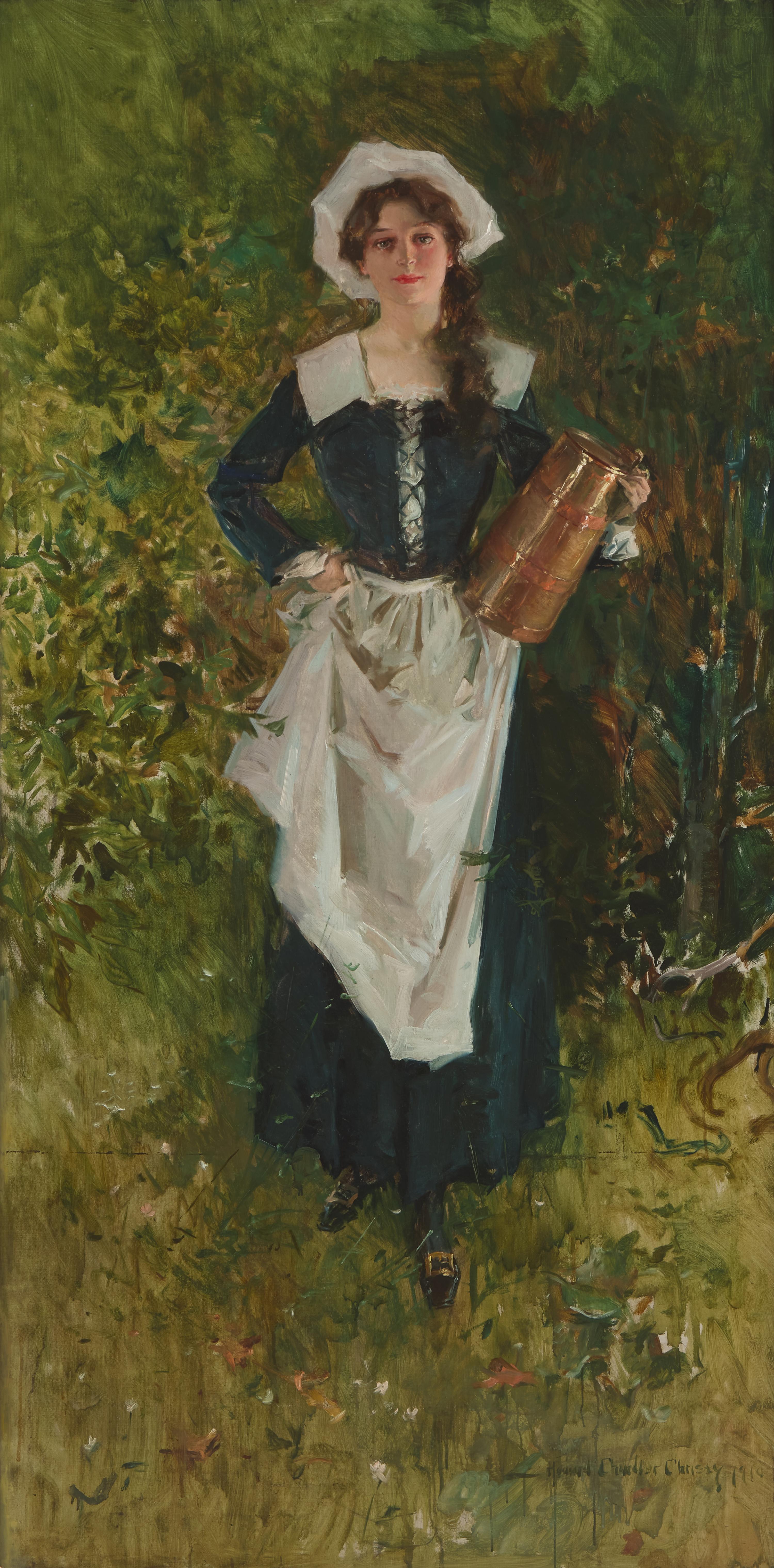 Howard Chandler Christy (American, 1872-1952) — The Milkmaid , 1910
