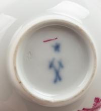 A German Puce-Painted Porcelain Tea Service