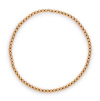 YELLOW GOLD BEAD NECKLACE