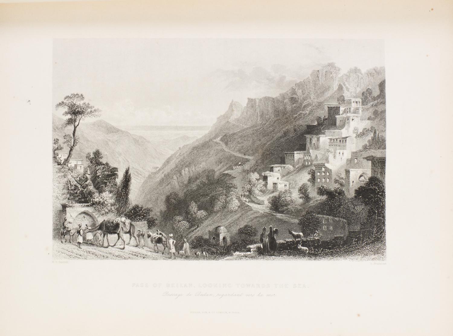 (MIDDLE EAST) CARNE, JOHN. Syria, The Holy Land & Asia Minor. Illustrated. London, n.d. [c. 1842]