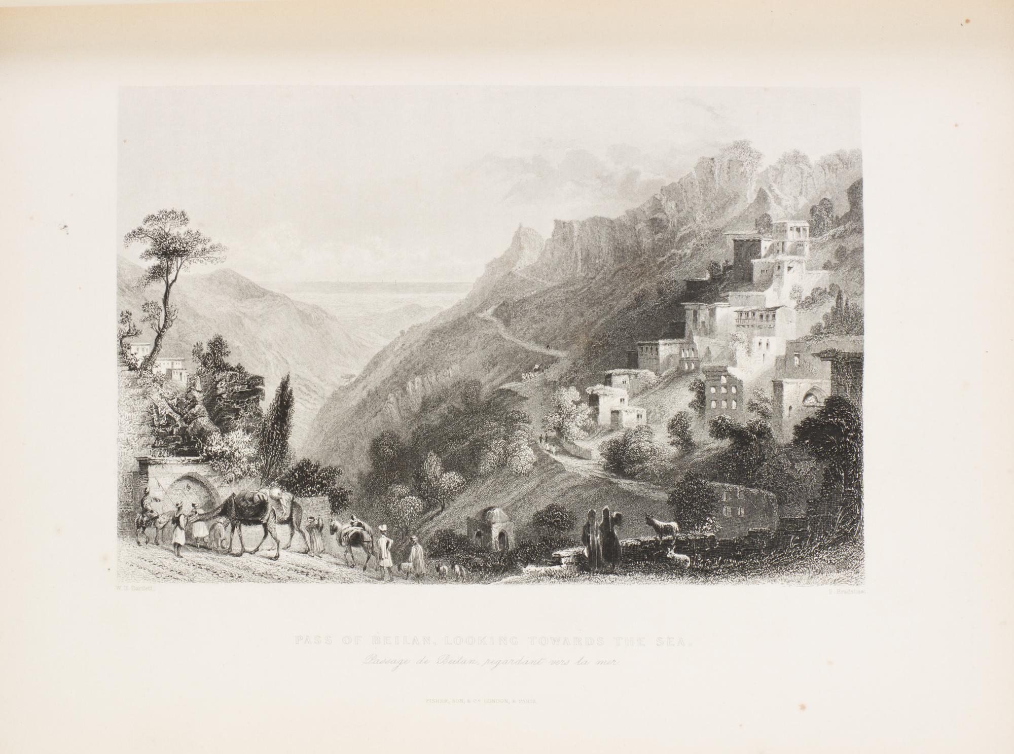 (MIDDLE EAST) CARNE, JOHN. Syria, The Holy Land & Asia Minor. Illustrated. London, n.d. [c. 1842]