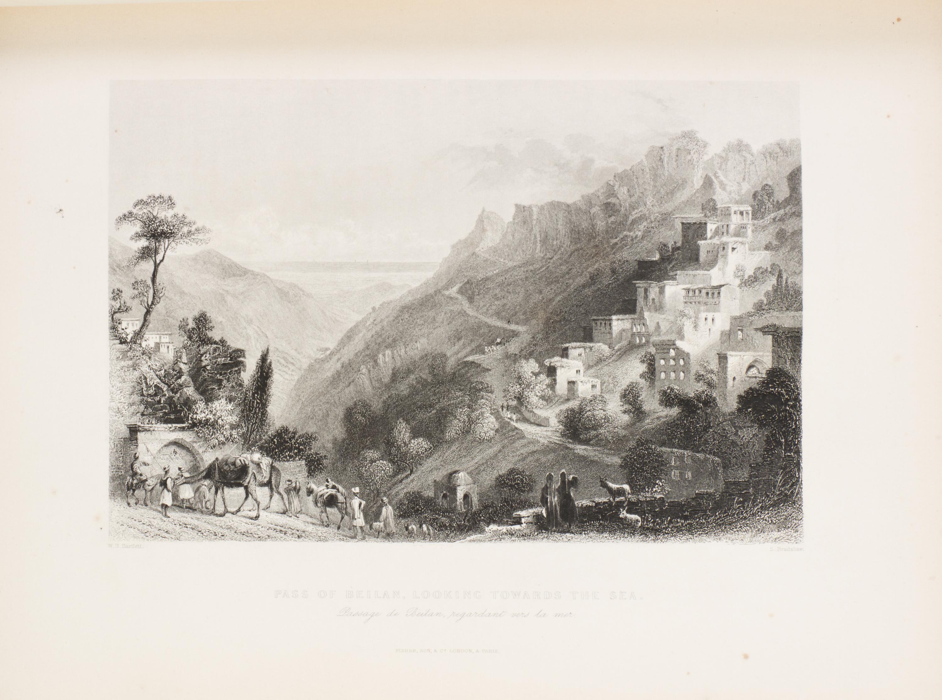 (MIDDLE EAST) CARNE, JOHN. Syria, The Holy Land & Asia Minor. Illustrated. London, n.d. [c. 1842]