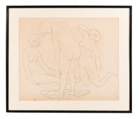 William Samuel Schwartz (American/Russian, 1896-1977) — Three Bathers , 1927