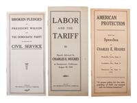 [HUGHES, Charles Evans (1862-1948)]. Ephemera from Hughes's 1916 presidential campaign.